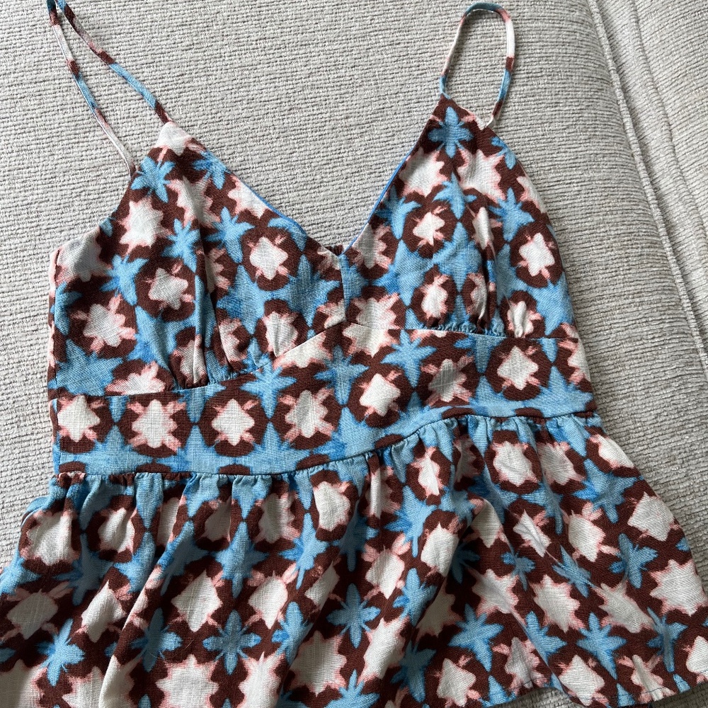 Loft V-Neck Peplum Cami